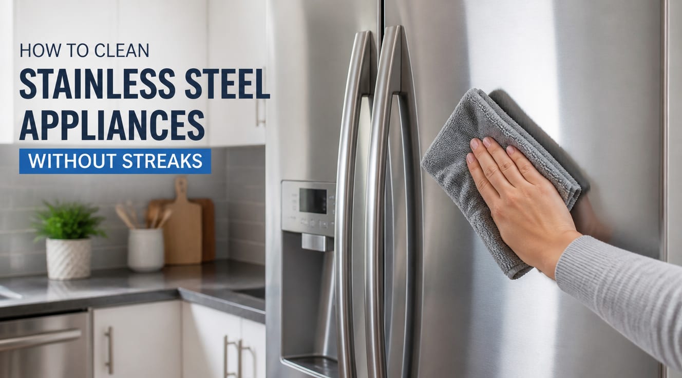 How to Clean Stainless Steel Appliances Without Streaks
